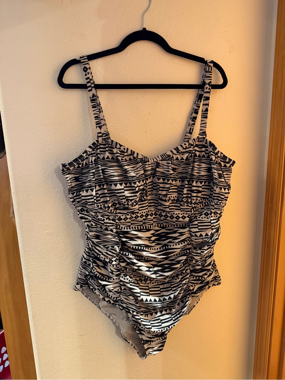 torrid Black & White Tribal Print One-Piece Swimsuit